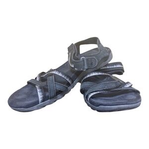Merrell Sandals Womens Size 8 Black Performance Footwear Strappy Comfort